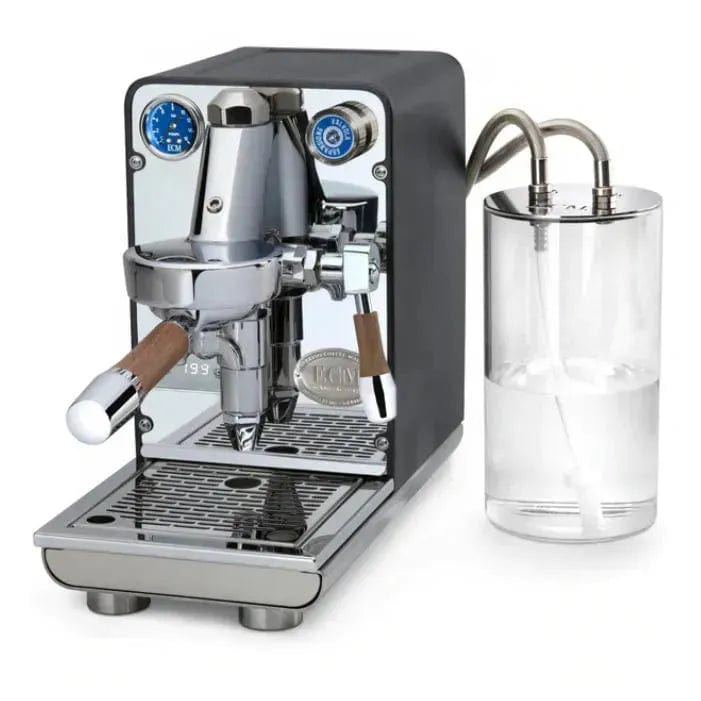 ECM Puristika Semi Automatic Espresso Machine (Anthracite), ECM C-Manuale 54 Burr Grinder (Anthracite) & Accessories Bundle Espresso Machine (Prosumer) ECM