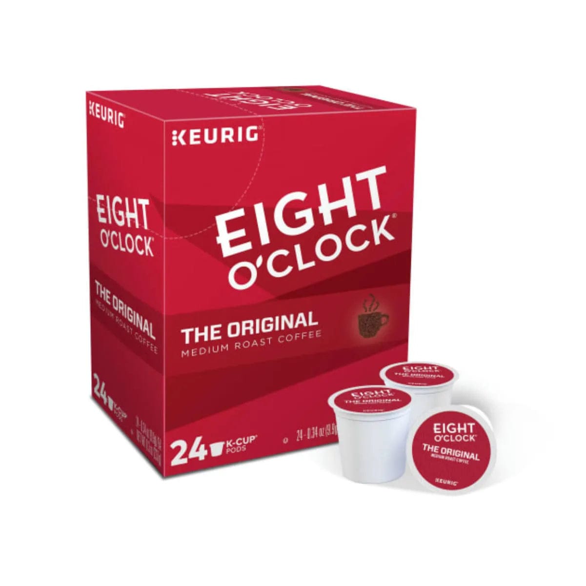 Eight O'Clock Original Blend K-Cup® Recyclable Coffee Pods (Box of 24) K-Cups Eight O'Clock