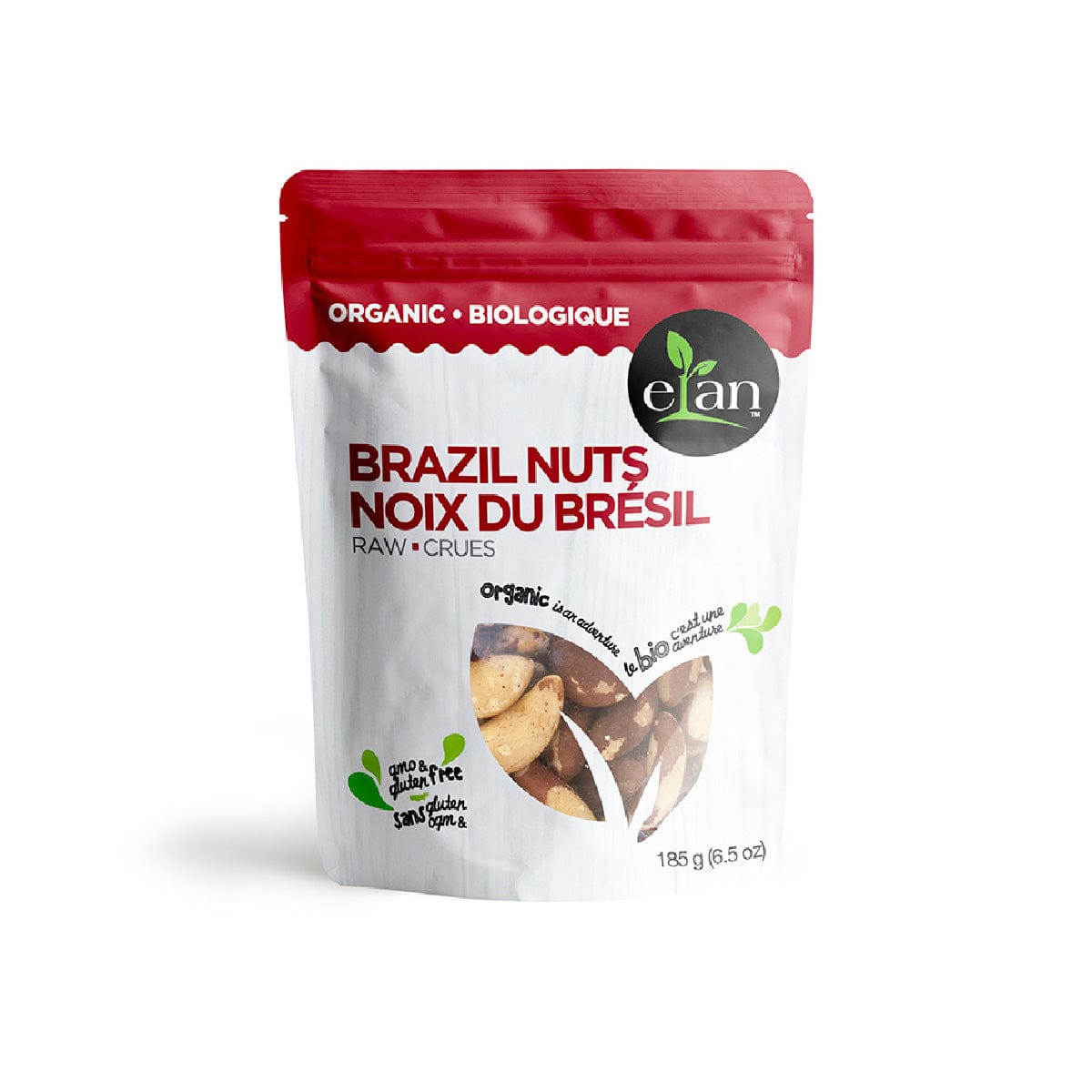 Elan Organic Raw Brazil Nuts 185g Dried Fruits, Nuts and Seeds Elan