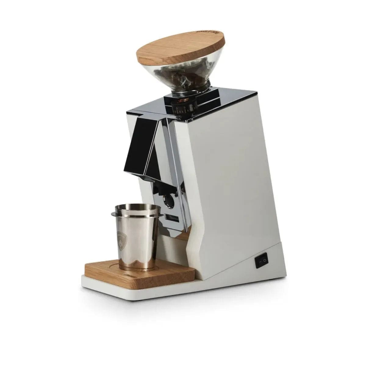 Eureka Oro Mignon Single Dose Grinder | Inclined To Zero Retention Grinder v1.1 (White) - Open Box (4555) Coffee Grinder Eureka