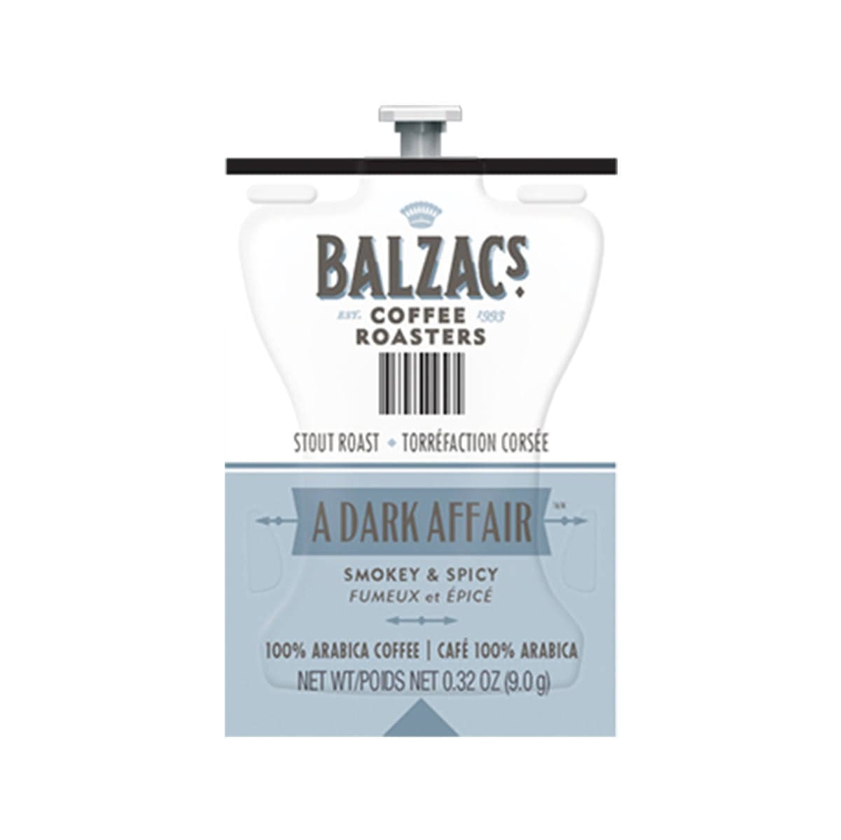 Flavia Balzac's A Dark Affair Coffee Freshpacks (Case of 76) Freshpacks Balzac's
