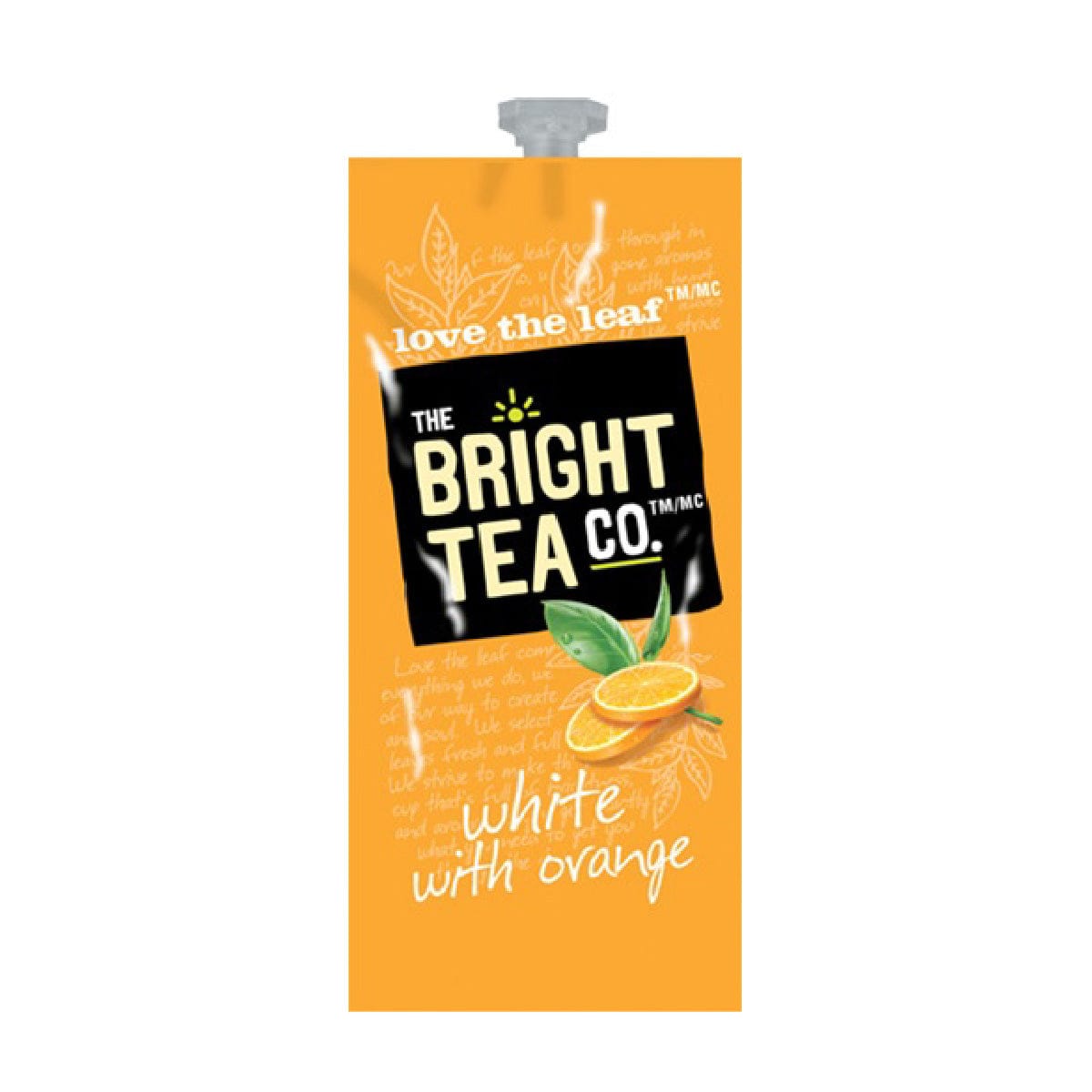 Flavia The Bright Tea Co. White with Orange Freshpacks (Case of 100) Freshpacks The Bright Tea Co.