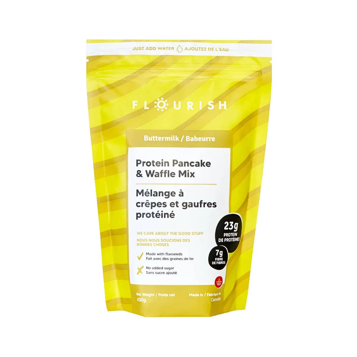 Flourish Buttermilk Protein Pancake & Waffle Mix Snacks & Treats Flourish