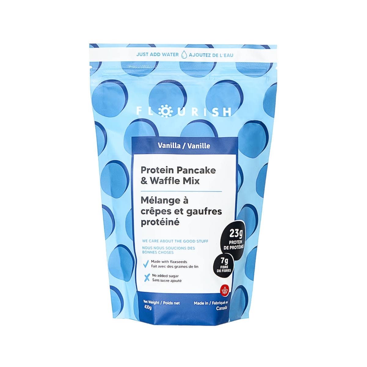 Flourish Vanilla Protein Pancake & Waffle Mix (Case of 8) Snacks & Treats Flourish