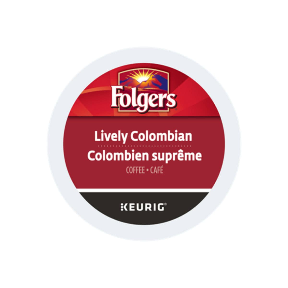 Folgers Gourmet Selections: Lively Colombian K-Cup® Pods (Box of 24) K-Cups Folgers
