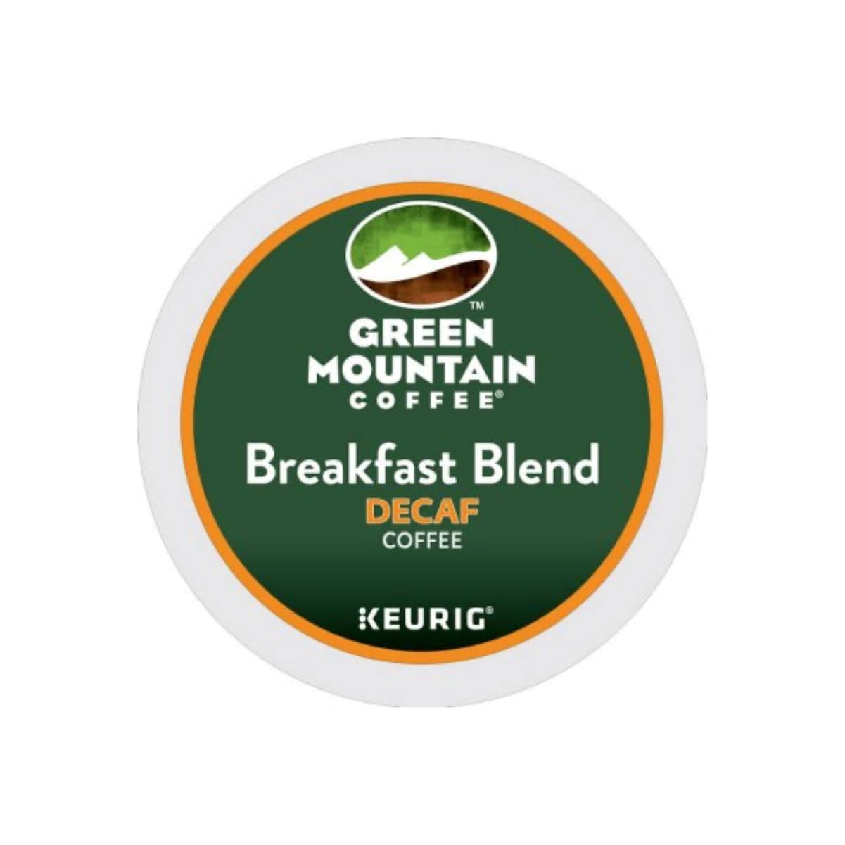 Green Mountain Decaf Breakfast Blend K-Cup® Recyclable Pods (Box of 24) K-Cups Green Mountain