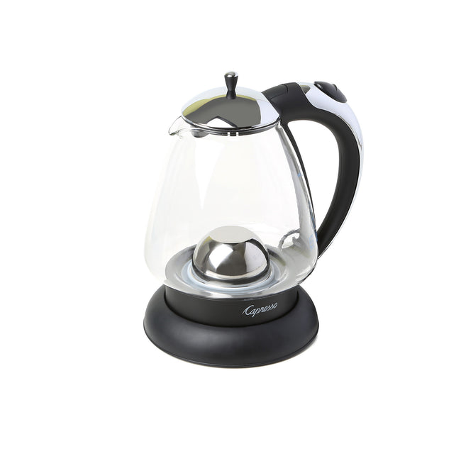 Capresso H2O Plus Glass Water Kettle (Black / Stainless Steel)