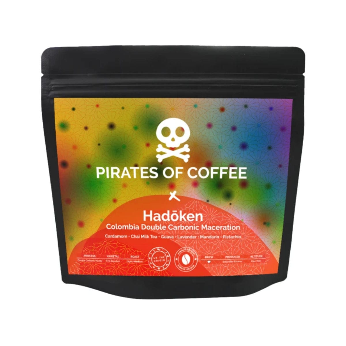 Pirates of Coffee Hadoken: Colombia Double Carbonic Maceration Filter Whole Bean Coffee Pirates Of Coffee