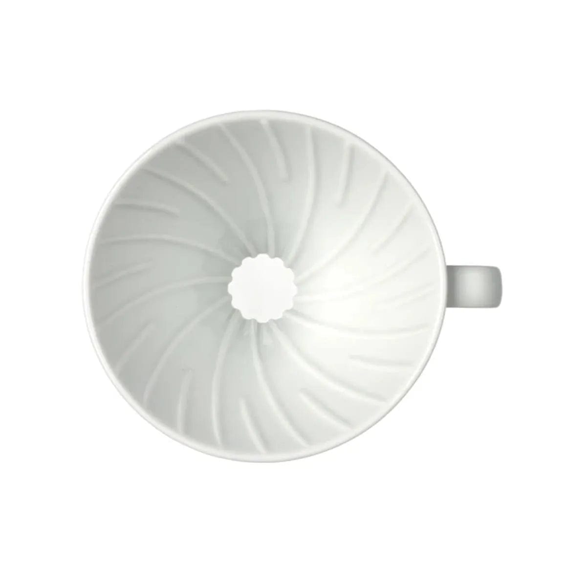 Hario V60 Ceramic Coffee Dripper (Size 02, White) Pour Over Equipment Hario