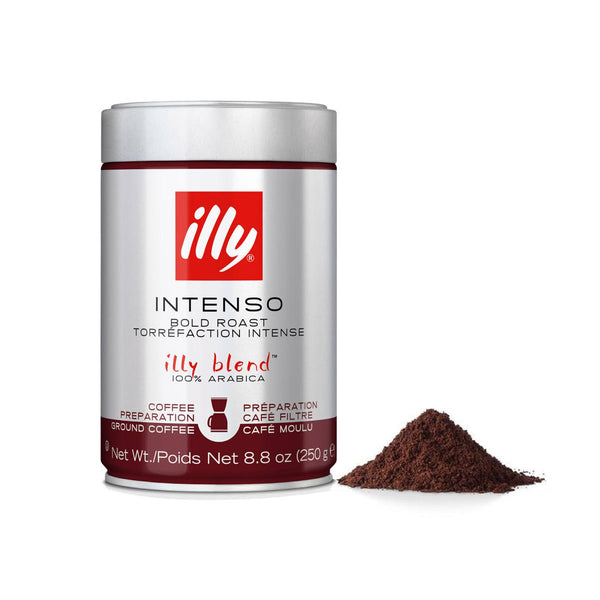 Illy Intenso Dark Filtro Coffee Grounds