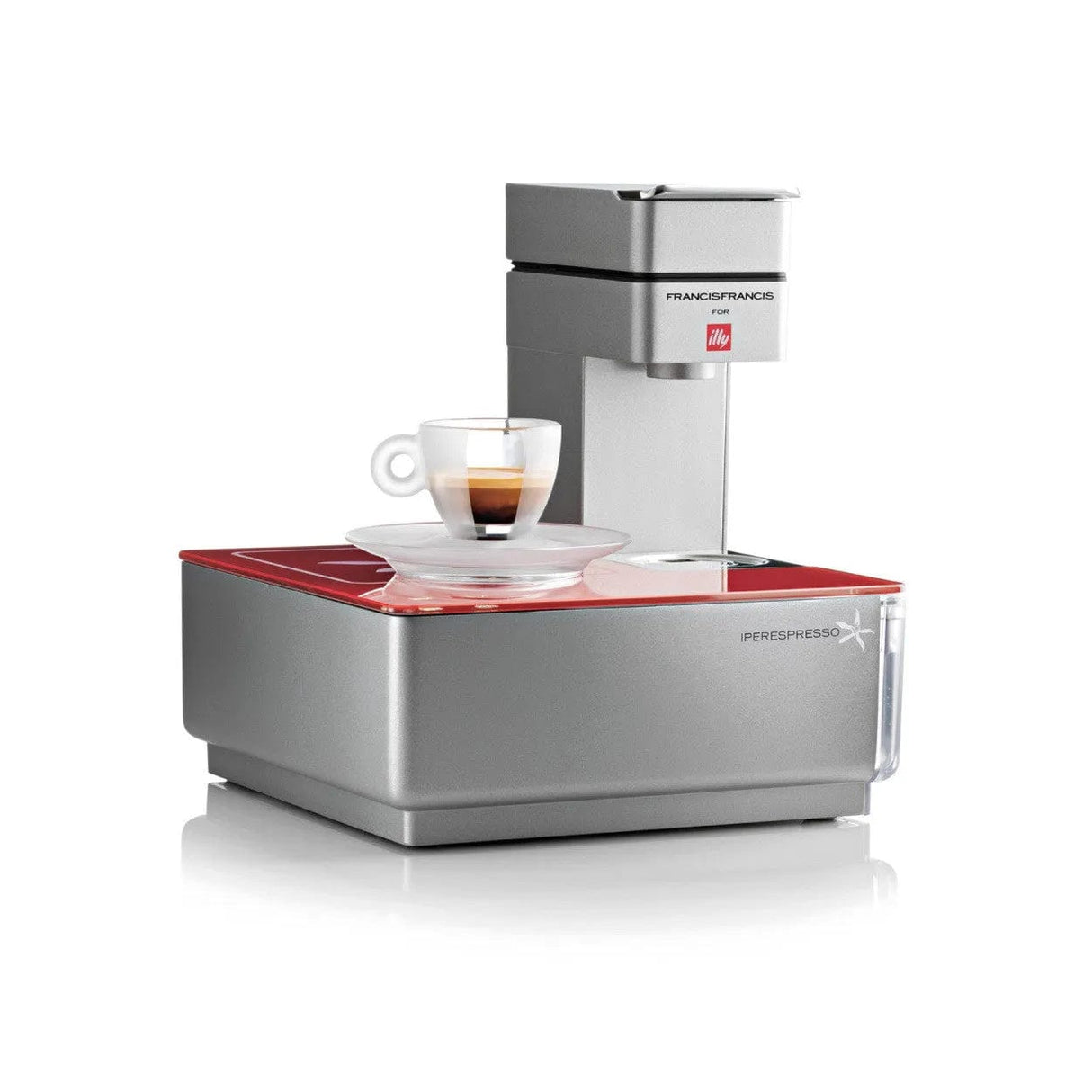 Illy Y1.1 Iperespresso Brewer (Red) Illy Capsule Machine Illy