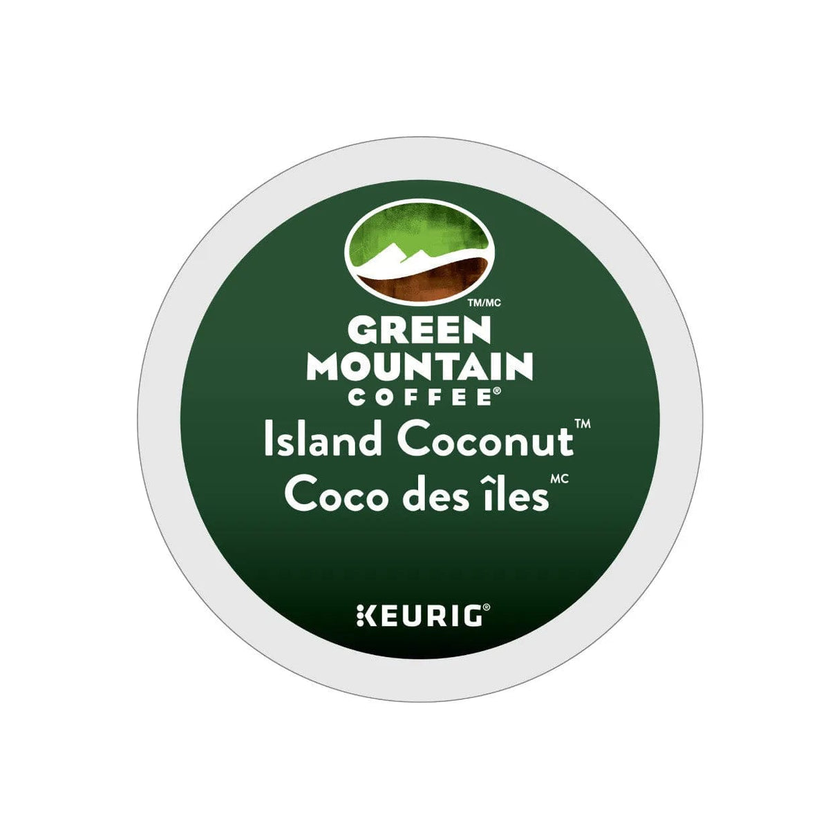 Green Mountain Island Coconut K-Cup® Recyclable Pods (Box of 24) K-Cups Green Mountain