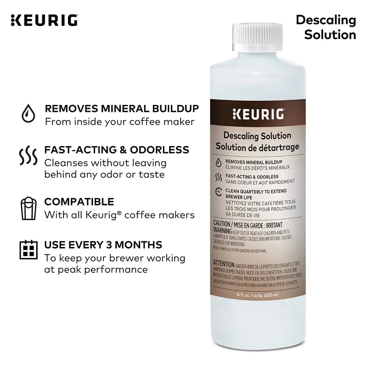 Keurig Descaling Solution 400mL (14oz) Accessory Keurig