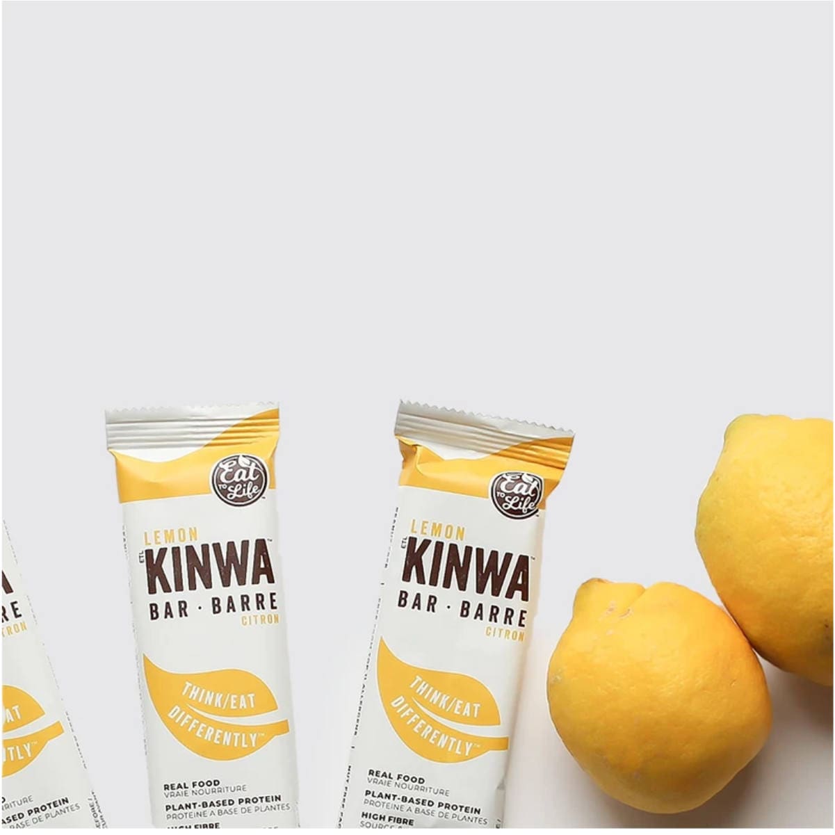 Eat to Life Lemon Kinwa Bars (Box of 12) Snacks & Treats Eat to Life