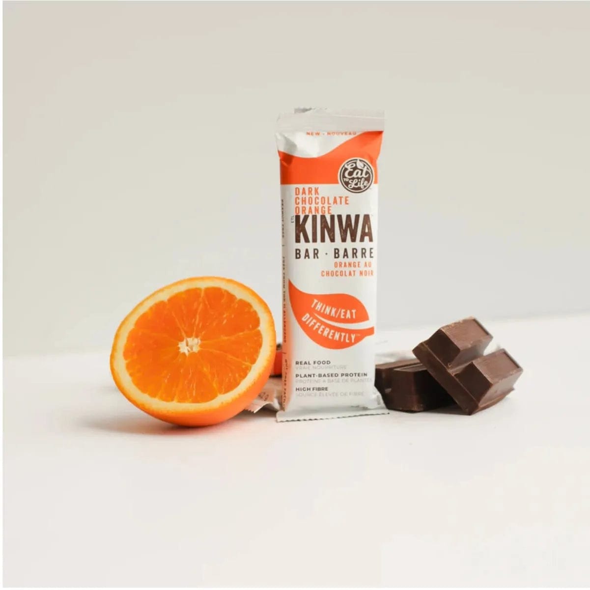 Eat to Life Dark Chocolate Orange Kinwa Bars (Box of 12) Snacks & Treats Eat to Life