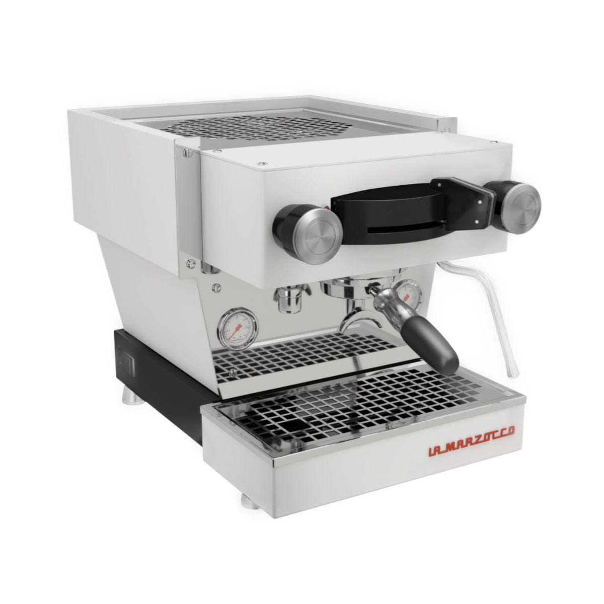 La Marzocco Linea Mini R Dual Boiler Semi-Automatic Espresso Machine (White) Espresso Machine (Prosumer) La Marzocco Black + Chrome