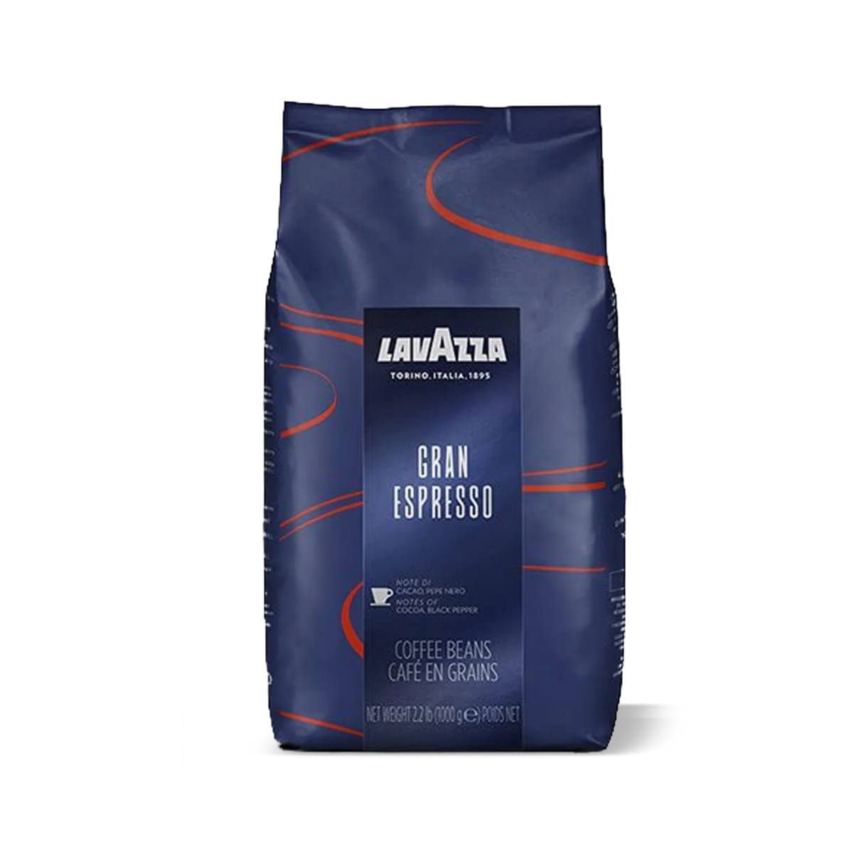 Lavazza Gran Espresso Espresso Coffee Beans (1kg / 2.2lb) Whole Bean Coffee Lavazza