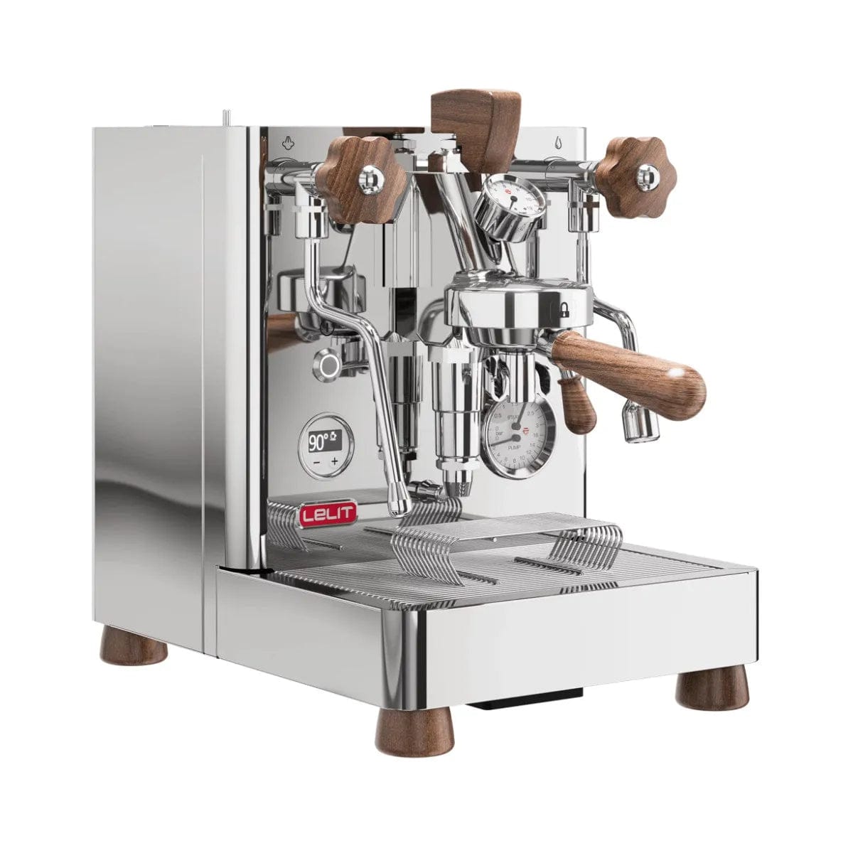 Lelit Bianca 3 Semi-Automatic Dual-Boiler E61 Espresso Machine with PID PL162T Version 3 (Stainless Steel) Espresso Machine (Prosumer) Lelit
