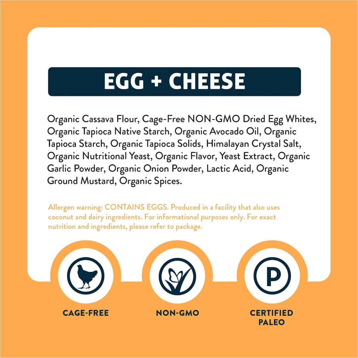 LesserEvil Egg + Cheese Grain-Free Egg White Curls 4oz (Case of 9 Bags) Snacks & Treats LesserEvil