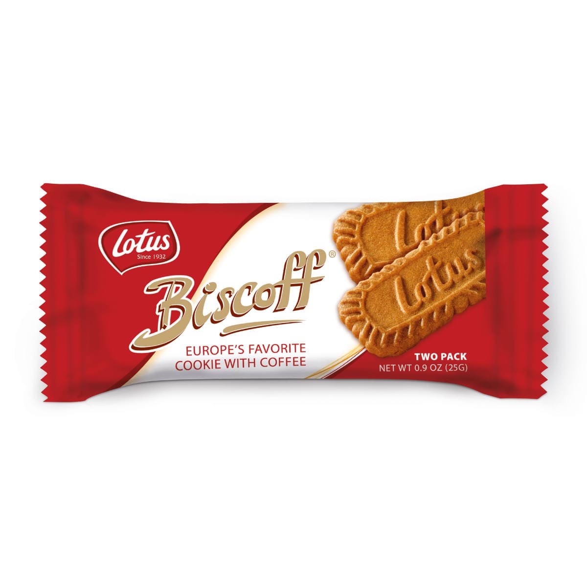 Lotus Biscoff European Speculoos Cookies (Box of 40 Wrapped in Pairs) Snacks & Treats Lotus Biscoff