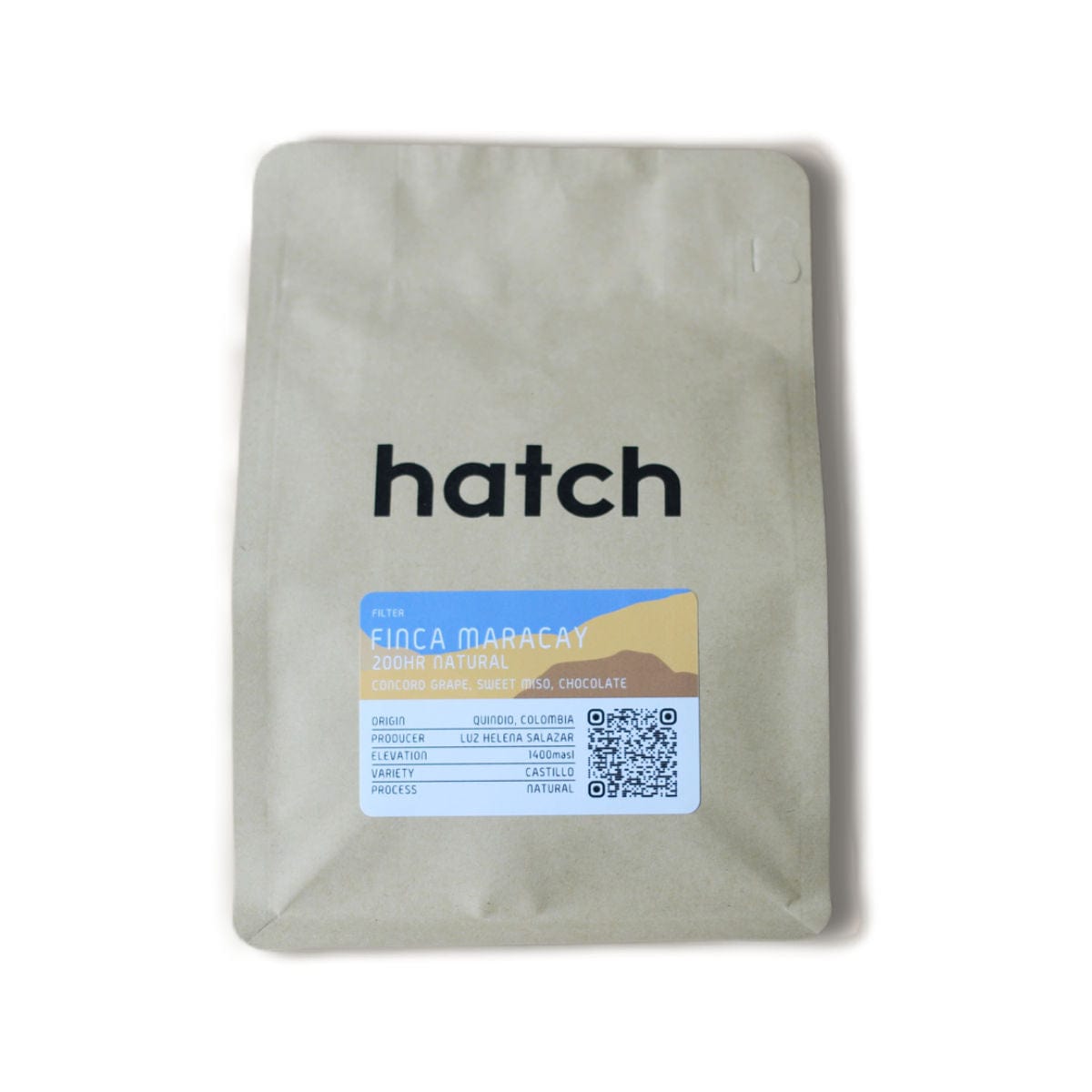 Hatch Finca Maracay Natural Castillo Whole Bean Filter Coffee Whole Bean Coffee Hatch