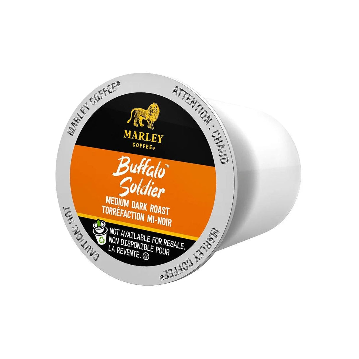 Marley Coffee Buffalo Soldier Single Serve Coffee Pods (Box of 24) K-Cups Marley Coffee