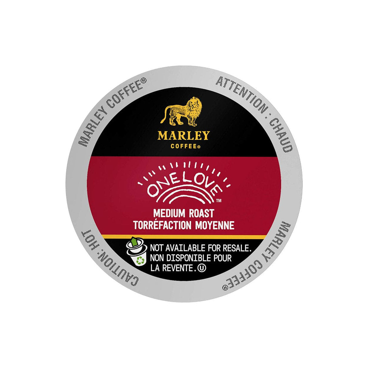 Marley Coffee One Love Single Serve Coffee Pods (Case of 96) K-Cups Marley Coffee