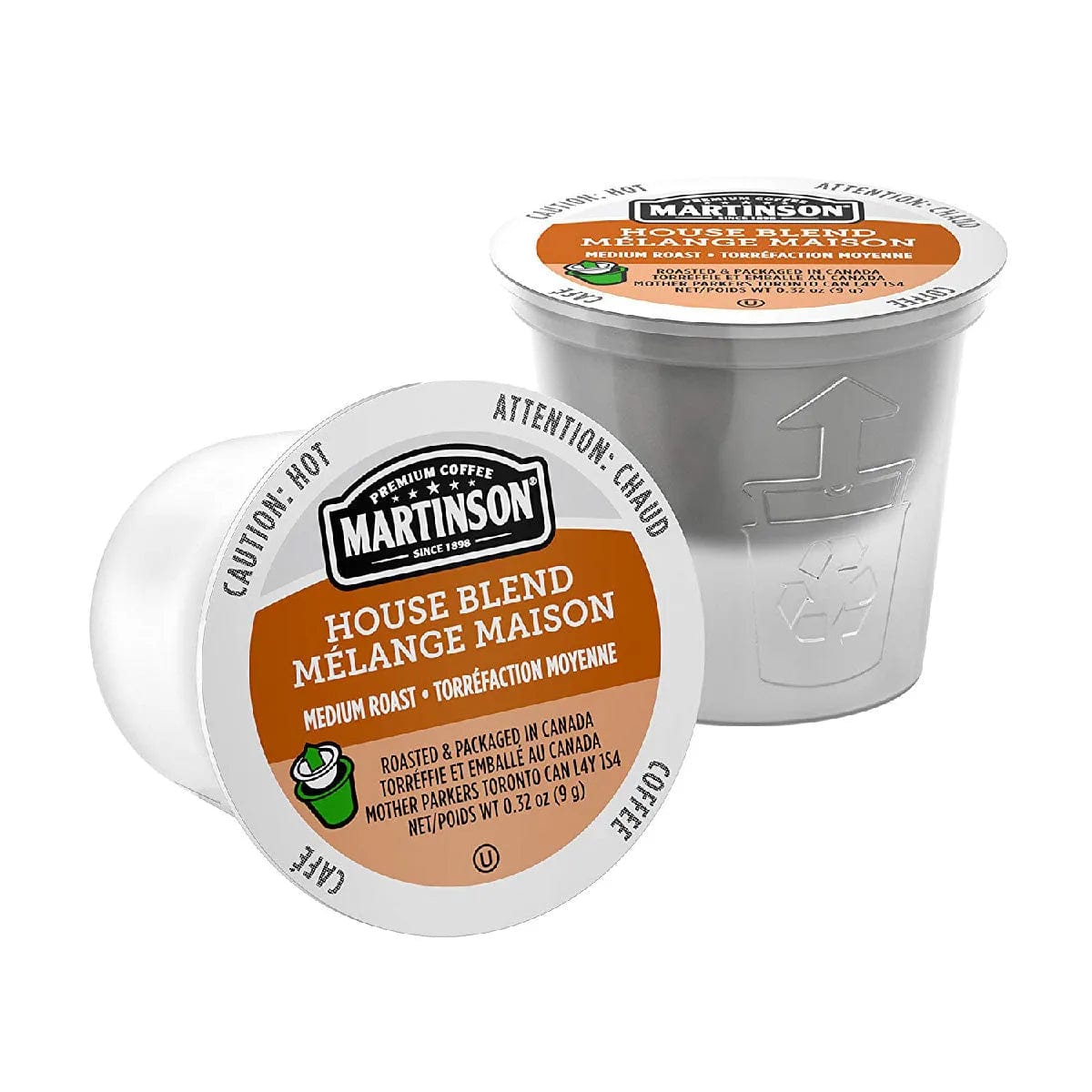 Martinson Coffee House Blend Single Serve Pods (Box of 24) K-Cups Martinson