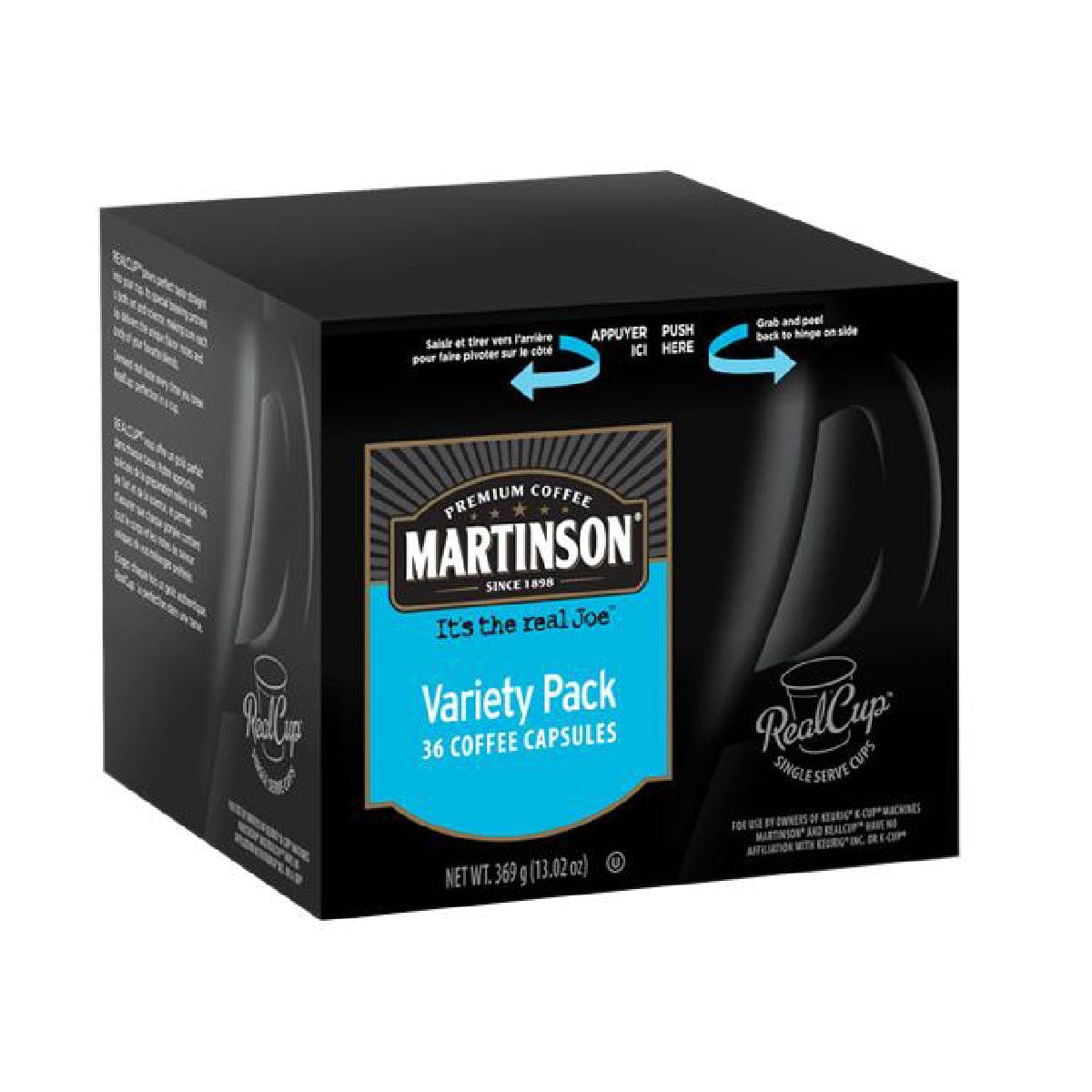 Martinson Coffee Single Serve Pods Variety Pack (Box of 36) K-Cups Martinson