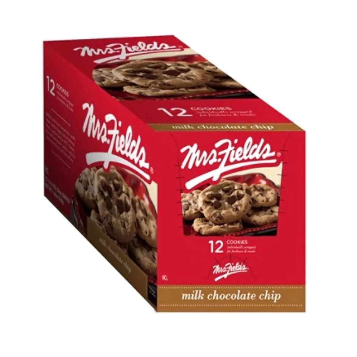 Mrs. Fields Milk Chocolate Chip (12 Individually Wrapped Cookies) Snacks & Treats Mrs. Fields