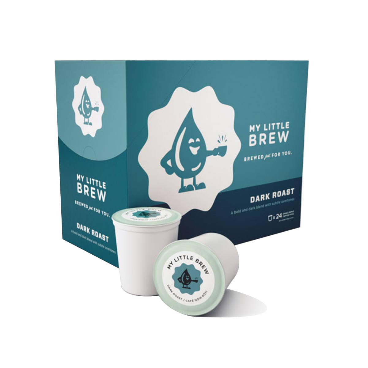 My Little Brew Dark Roast Single-Serve Coffee Pods (Box of 24) K-Cups My Little Brew