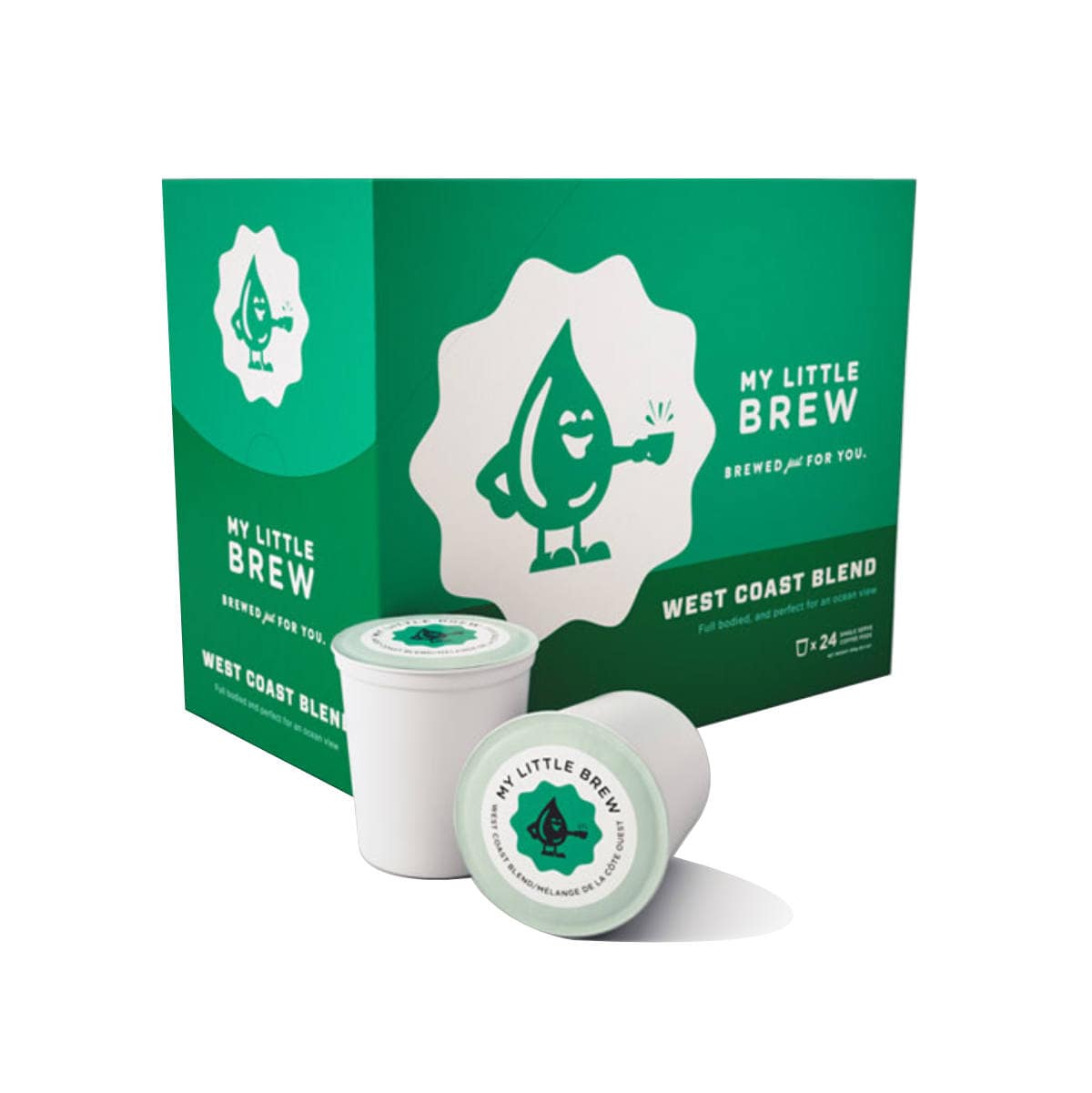 My Little Brew West Coast Single-Serve Coffee Pods (Case of 96) K-Cups My Little Brew
