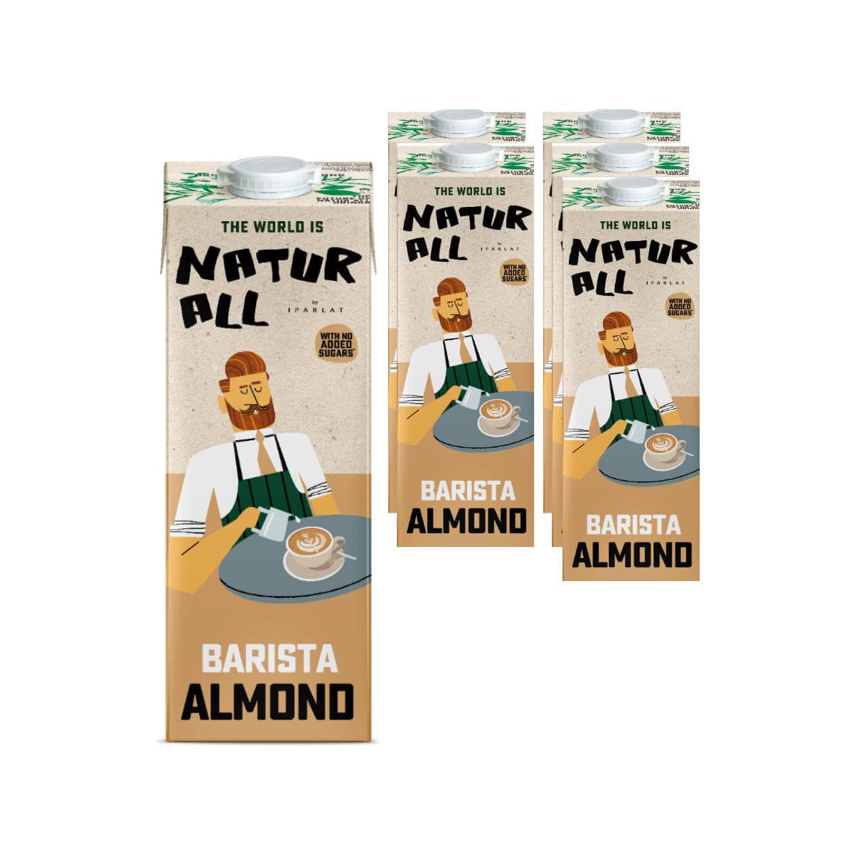 Natur All Barista Almond Milk (Case of 6) Beverages Natur All