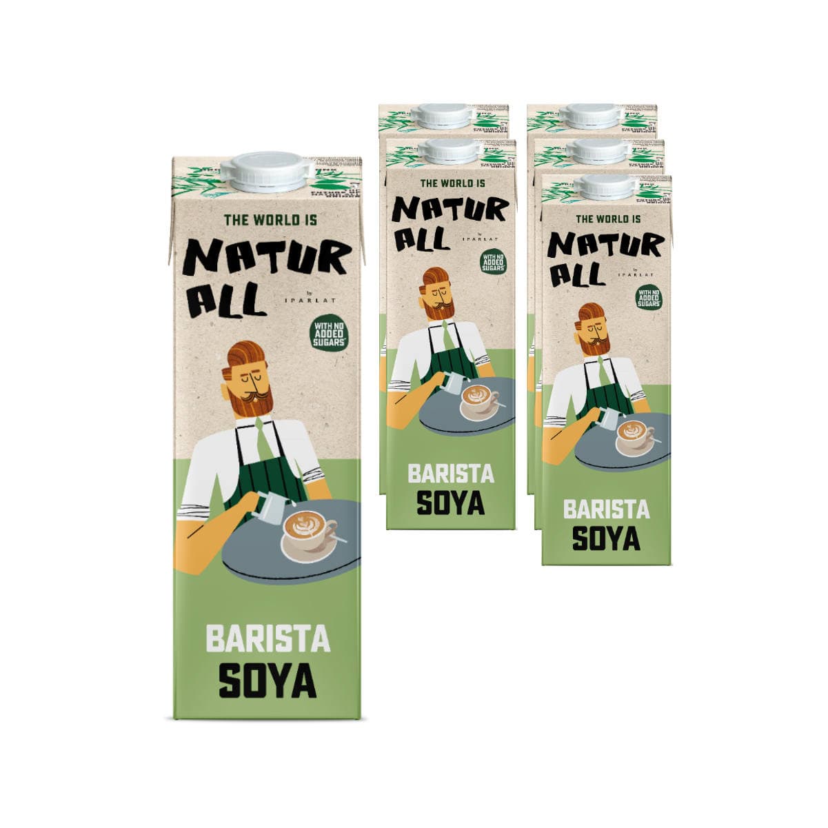 Natur All Barista Soya Milk (Case of 6) Beverages Natur All