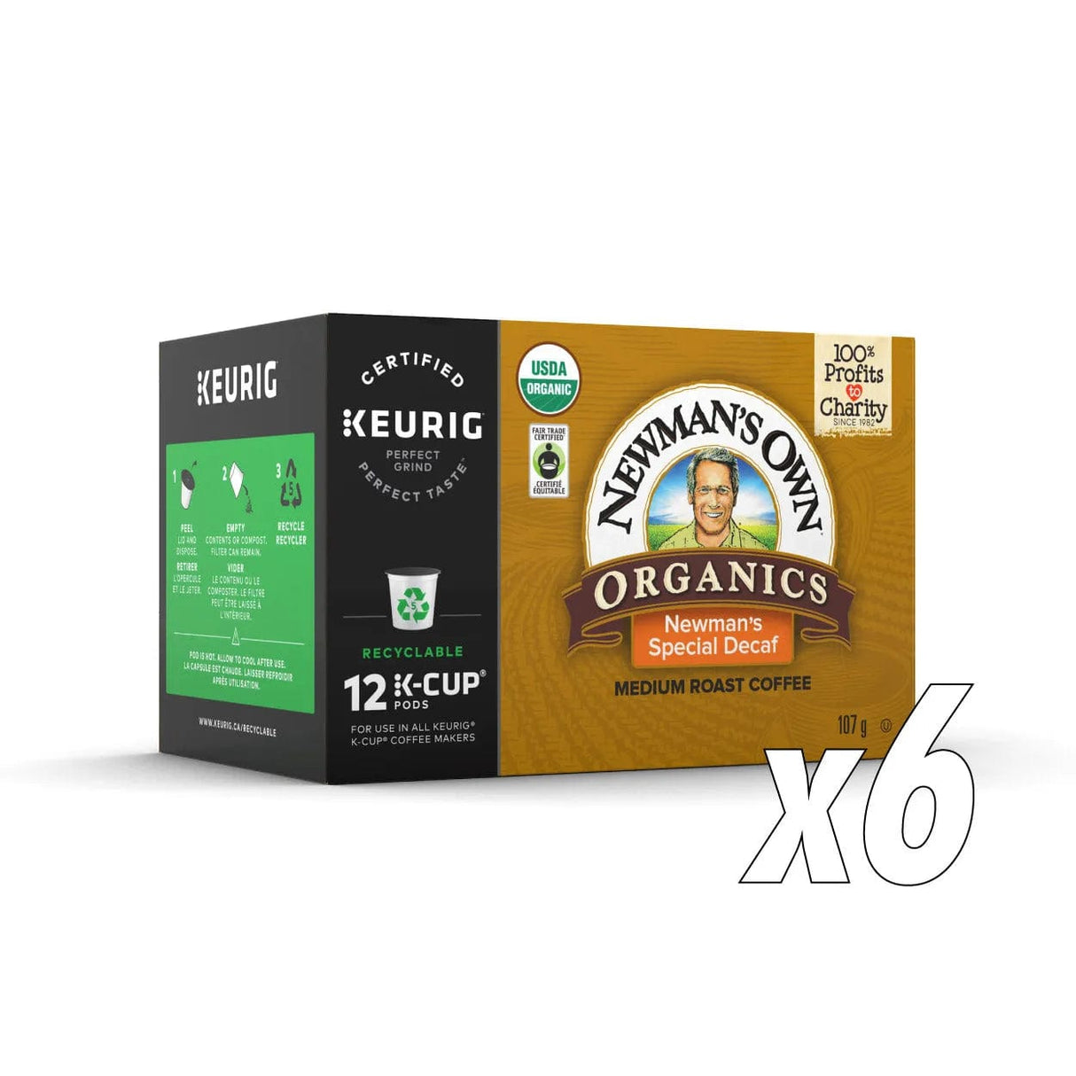 Newman's Own Organics Newman's Special Decaf K-Cup® Pods (Case of 72) K-Cups Newman's Own Organics