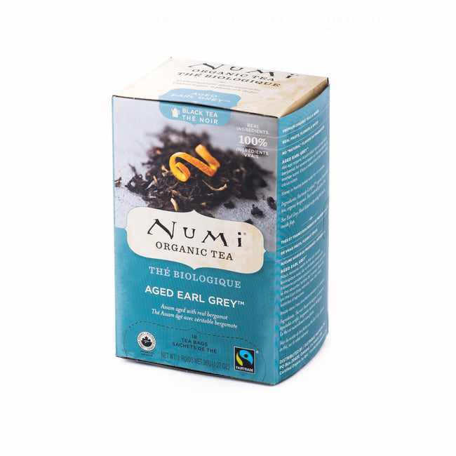 Numi Organic Tea: Aged Earl Grey Tea Bags (Case of 108)