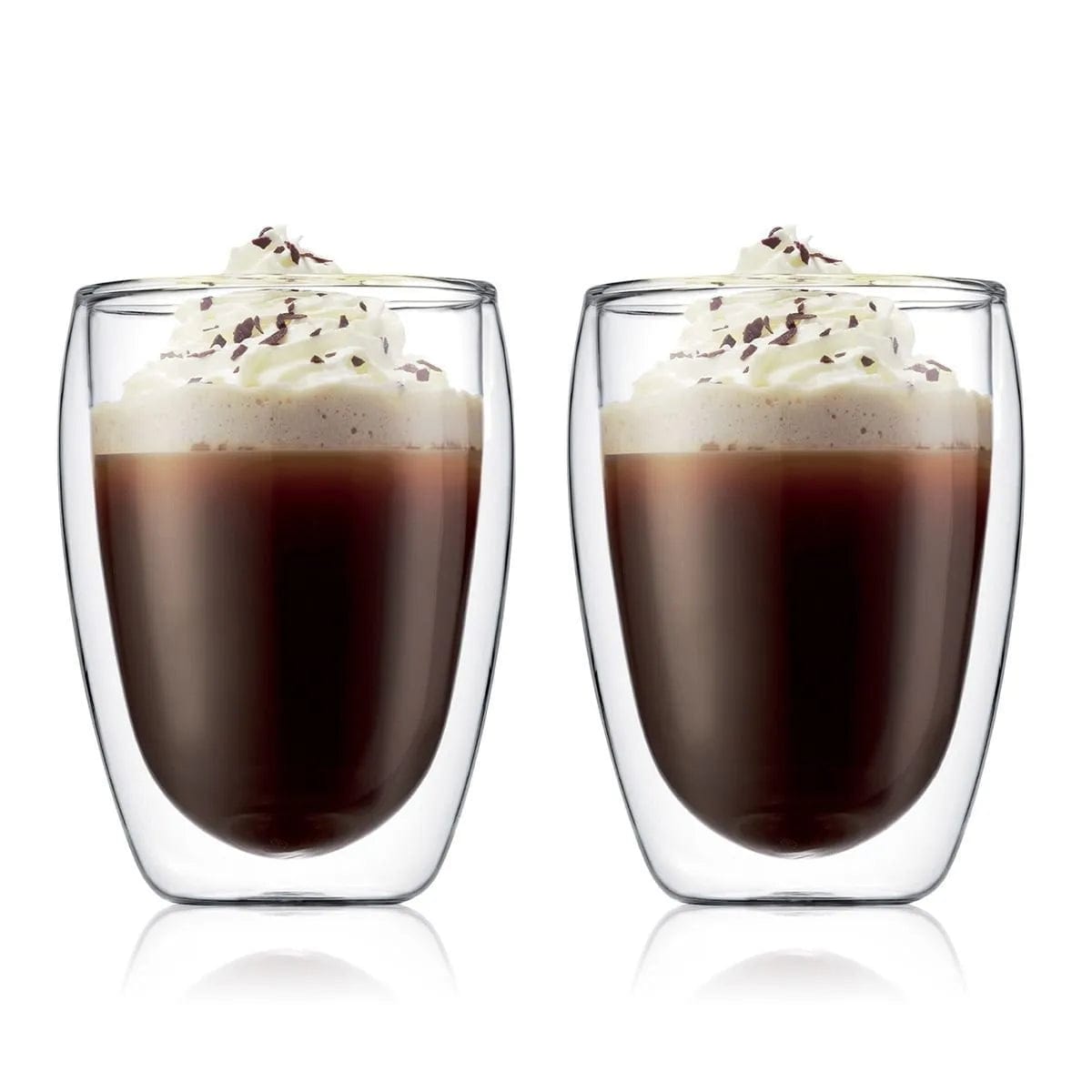 Bodum Pavina Large 12oz Double Walled Coffee Glasses (Set of 2) DISCOUNT_HIDDEN_PRODUCT Bodum
