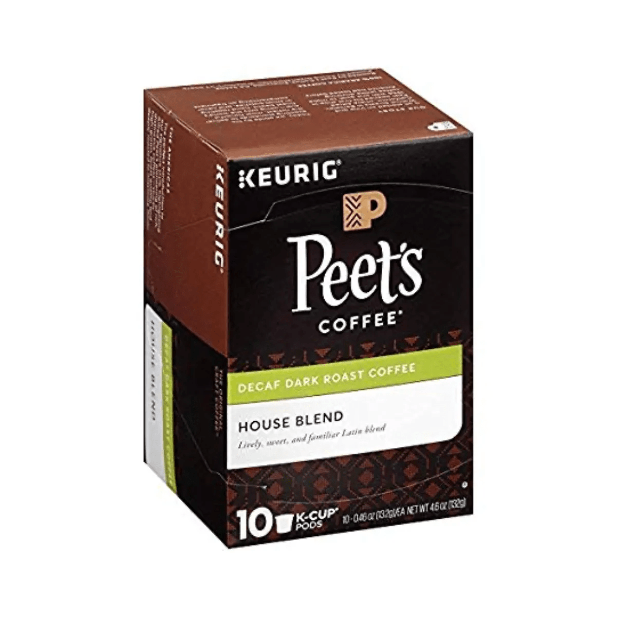 Peet's Coffee Decaf House Blend K-Cup® Pods (Case of 60) K-Cups Peet's Coffee