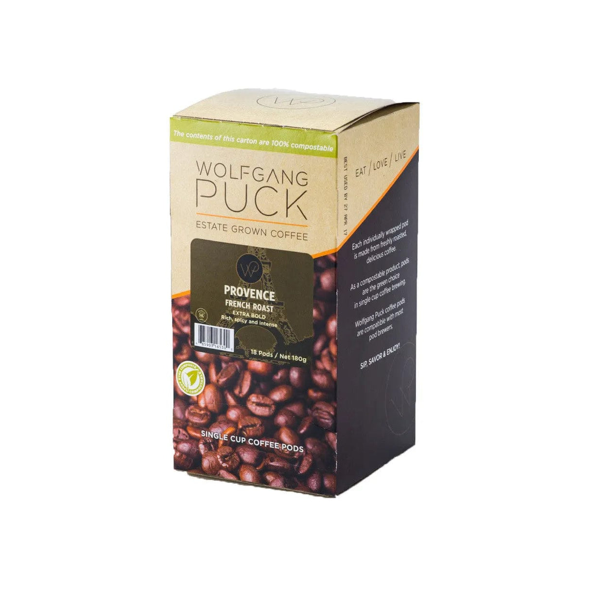 Wolfgang Puck Provence French Roast Pods Soft Coffee Pods Wolfgang Puck