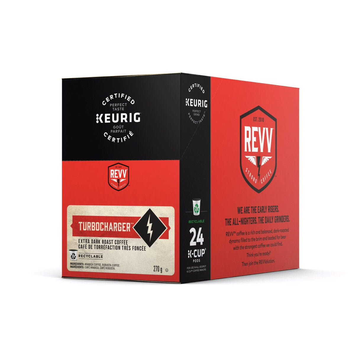 REVV® TURBOCHARGER K-Cup® Pods (Box of 24) K-Cups REVV