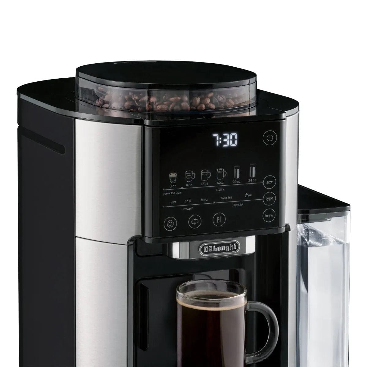 De'Longhi TrueBrew Fully Automatic Drip Coffee Machine CAM51025MB (Stainless Steel) Super Automatic Espresso Machine DeLonghi