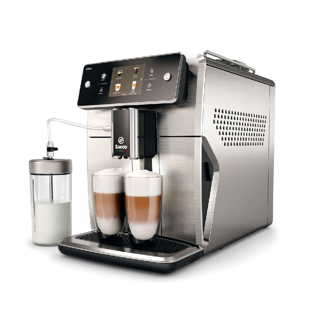 Saeco Xelsis SM7685/04 Super Automatic Espresso Machine (Stainless Steel / Silver)