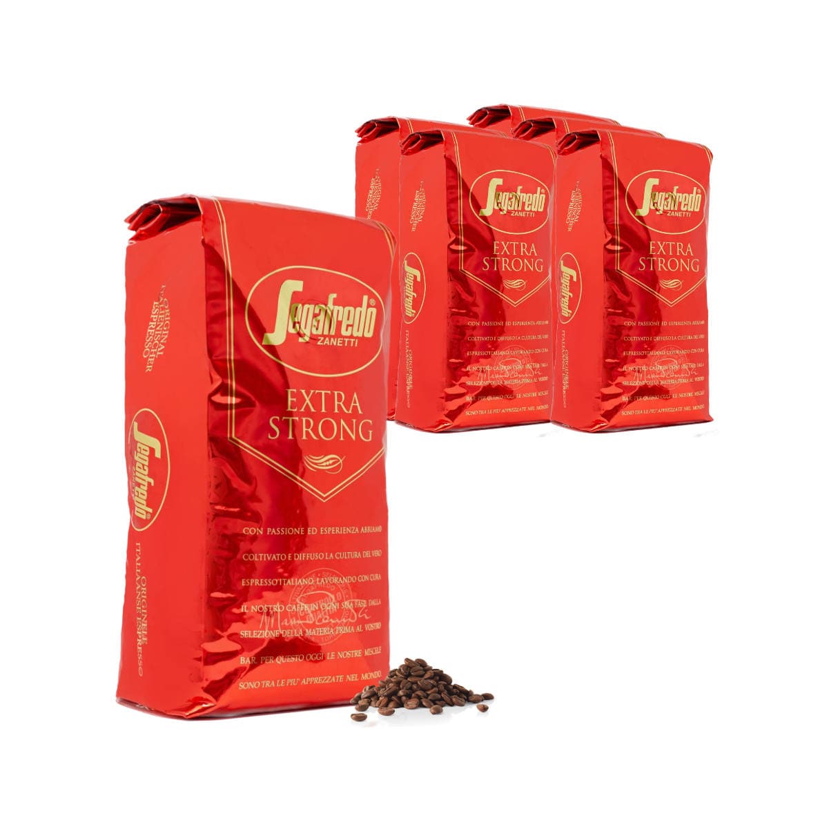Segafredo Extra Strong Espresso Beans (Case of 6kg) Whole Bean Coffee Segafredo