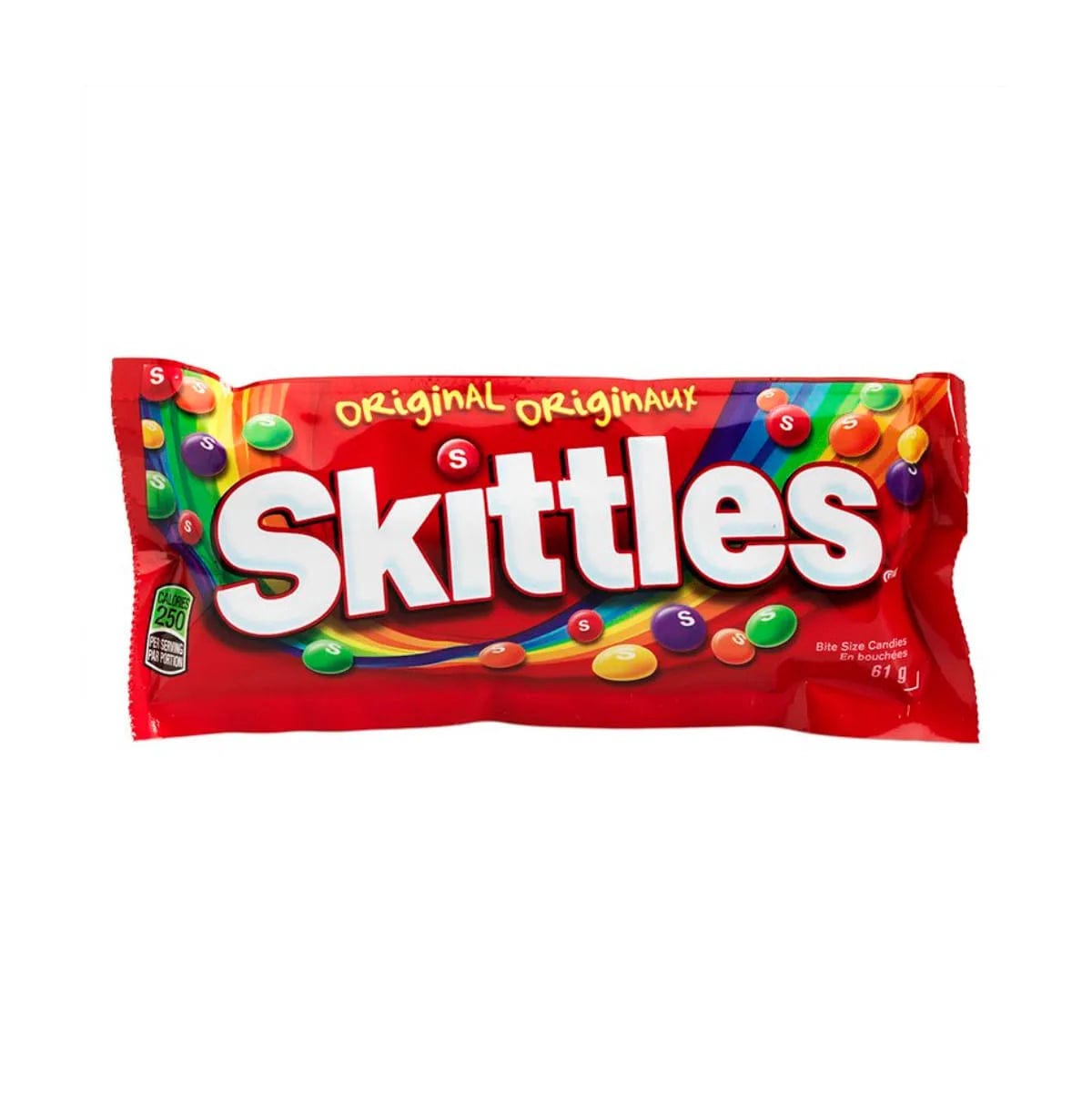 Skittles Original Bulk 61g Bags (Case of 36) Candy Skittles