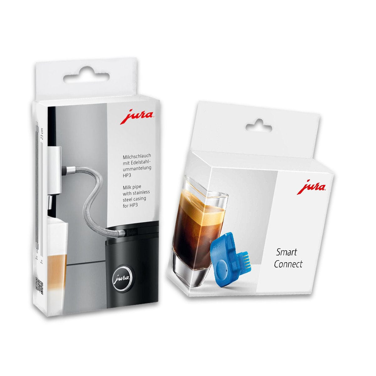 Jura Smart Connect Espresso Machine Wireless Smartphone Control and Jura Milk Pipe HP3 Accessory Jura