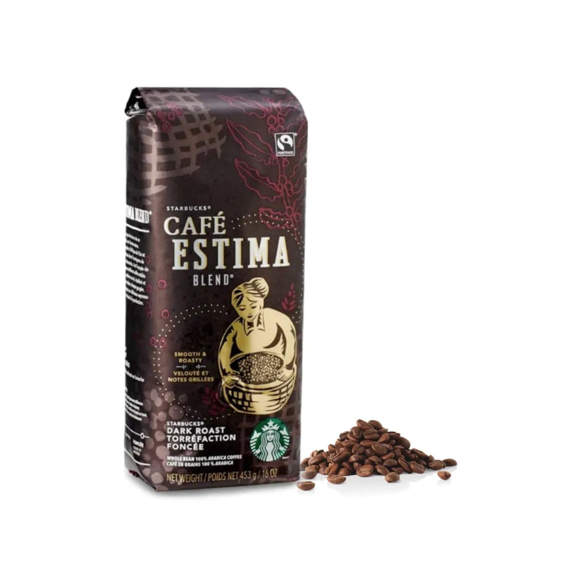 Starbucks Café Estima Blend Coffee Beans (1lb) Whole Bean Coffee Starbucks