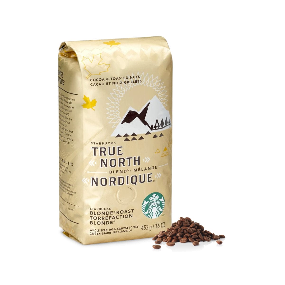 Starbucks True North Blend Coffee Beans (1lb) Whole Bean Coffee Starbucks