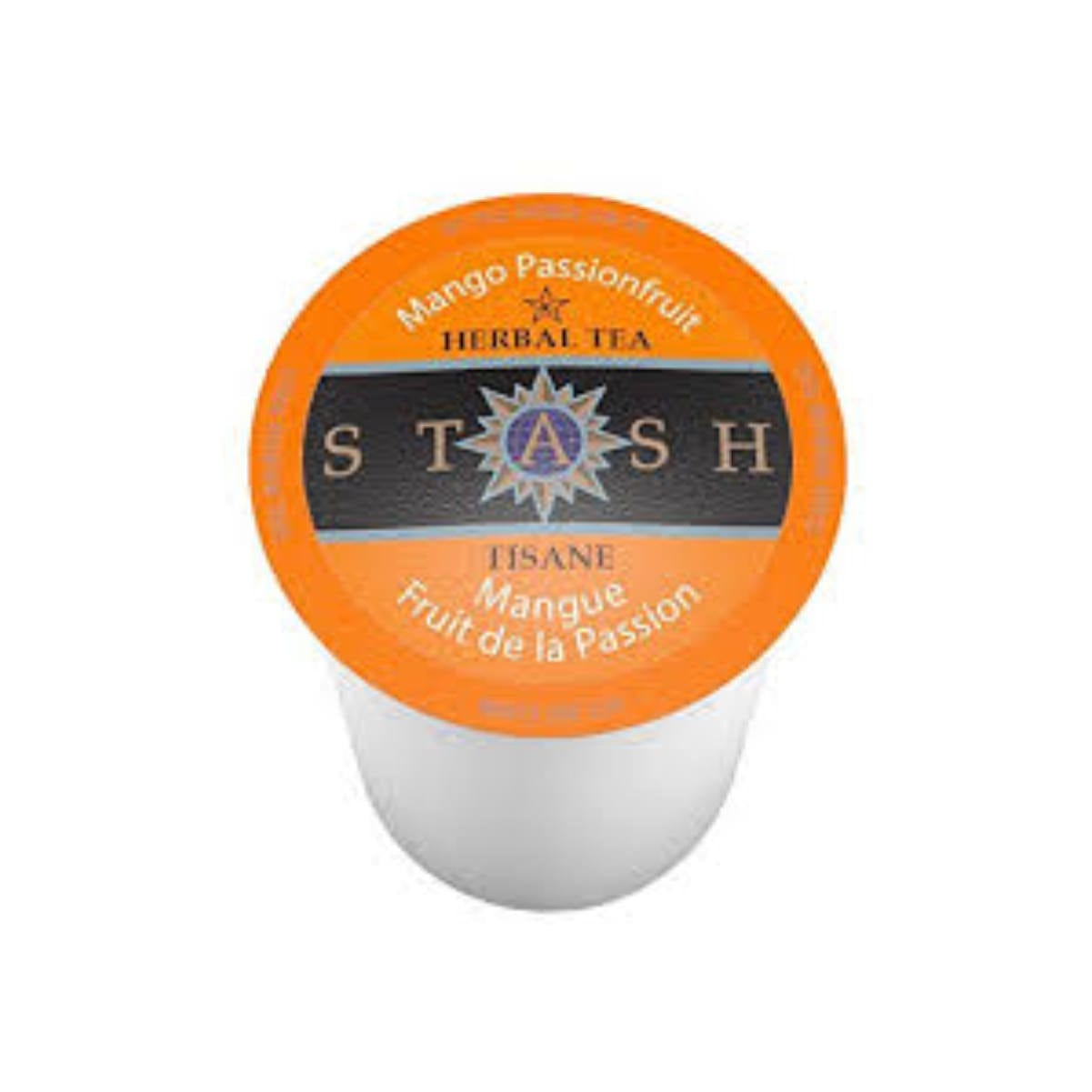 Stash Mango Passionfruit Tea Single Serve Pods (Box of 24) K-Cups Stash