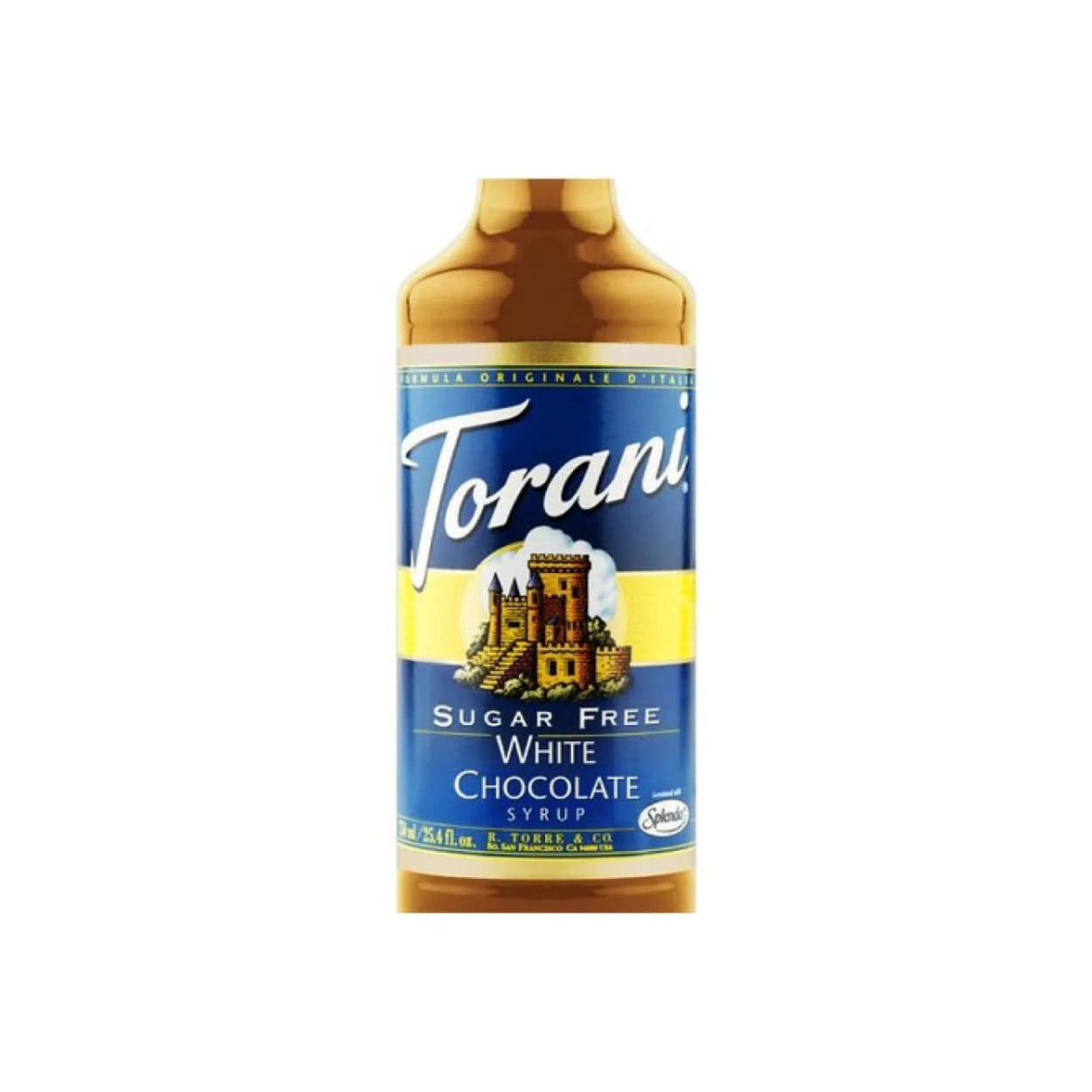 Torani Sugar-Free White Chocolate Syrup (750ml) Syrups Torani
