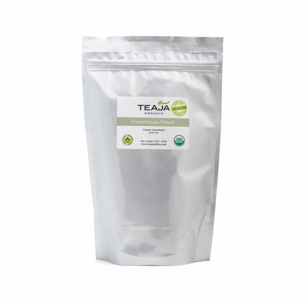 Teaja Powerhouse Peach Organic Loose Leaf Tea (0.5lb) Home Coffee Solutions